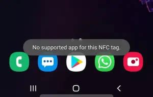 no supported app for this nfc tag fix|huawei nfc not showing up.